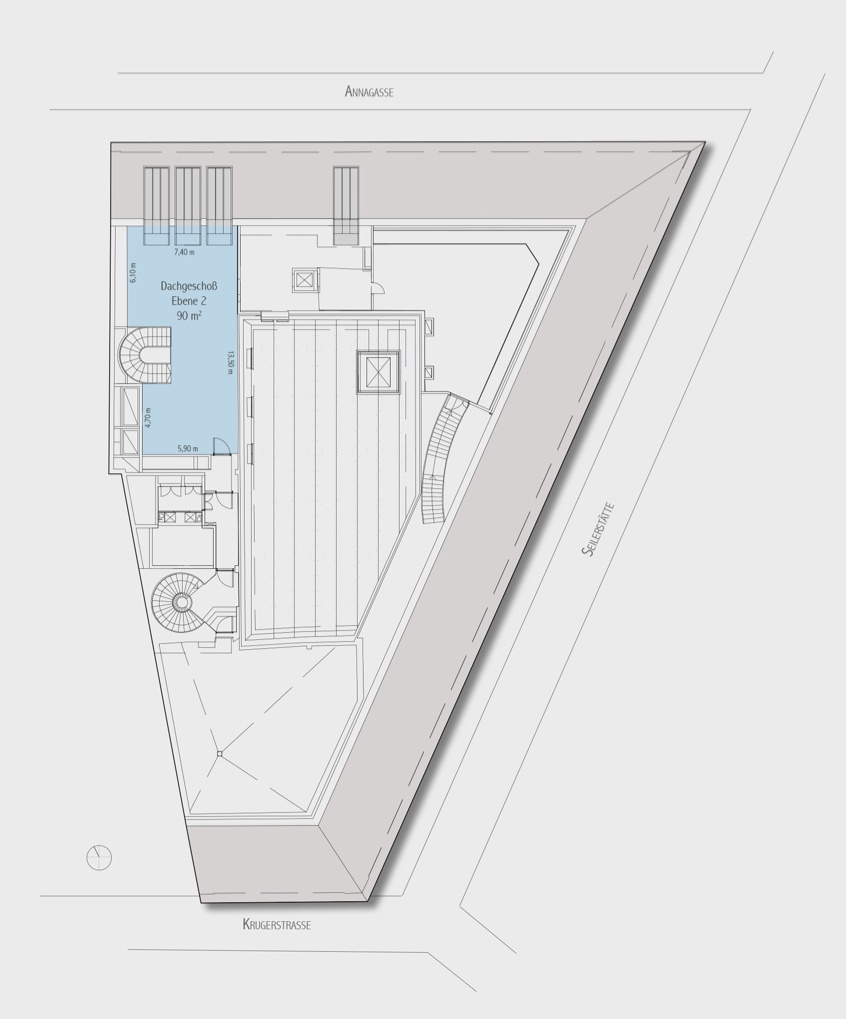 Floor plan Dachgeschoss Level 2