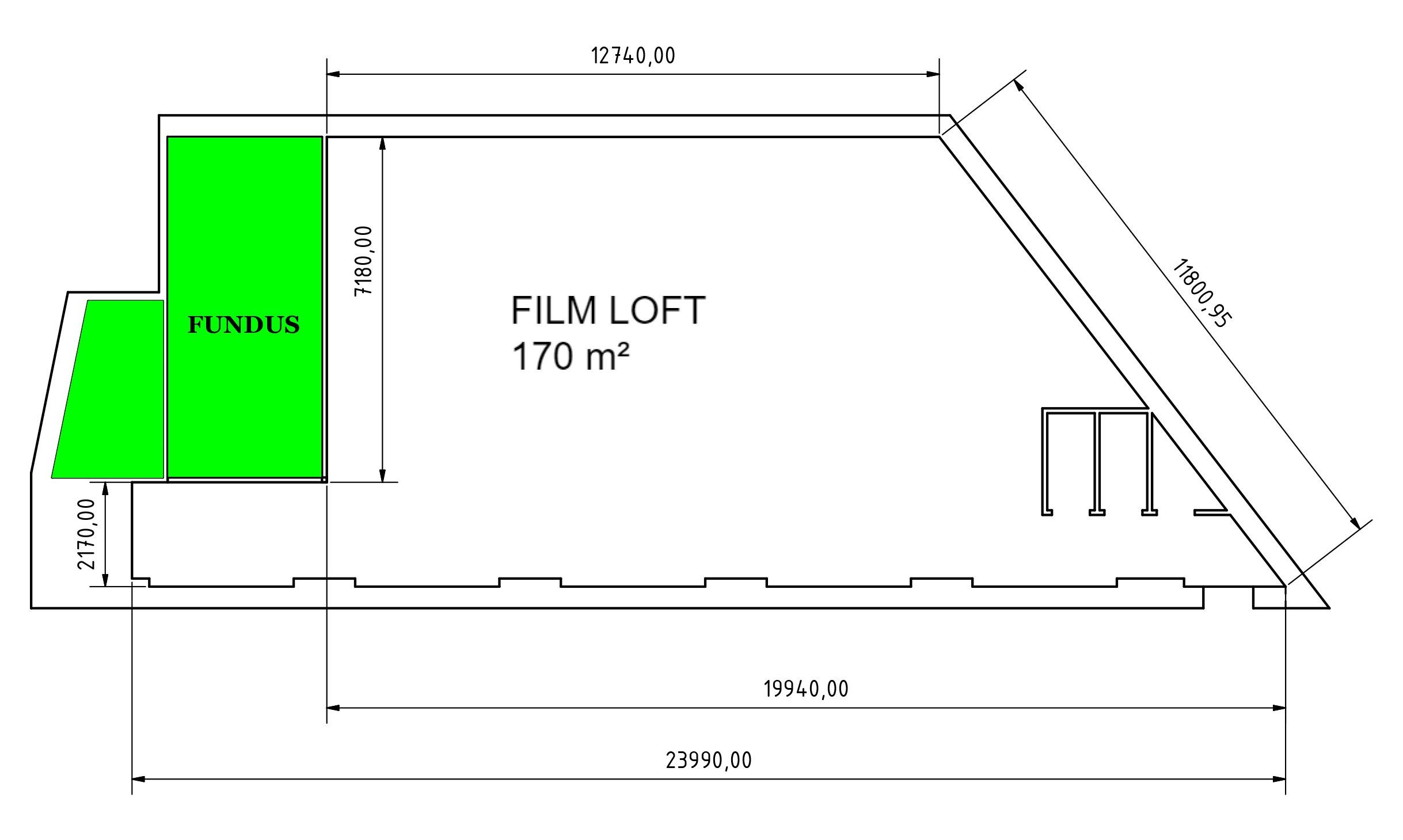 Filmquartier Wien room map Film Loft 