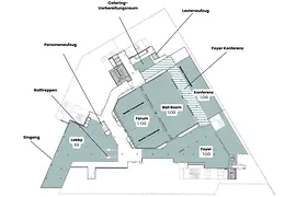 Raumplan TheVenue Events@TwentyOne