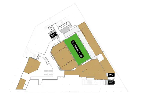Floor plan TheVenue Events@TwentyOne