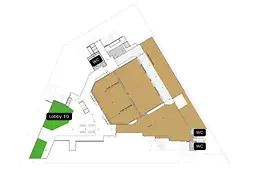 Raumplan TheVenue Events@TwentyOne