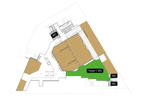Floor plan TheVenue Events@TwentyOne