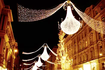 Weihnachtsbeleutung am Wiener Graben 
