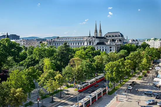 Blick auf die Ringstraße