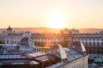 View of the Imperial Palace, Vienna from the air