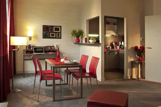 Apartment-Wohnbereich