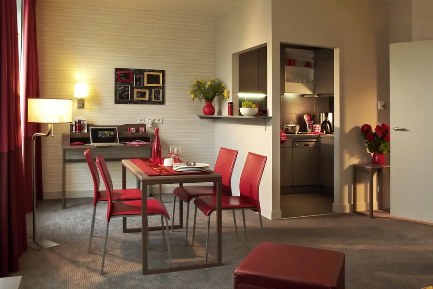 Apartment-Wohnbereich