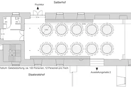 Floor plan Podium