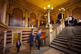 Wiener Boersensaele festive staircase