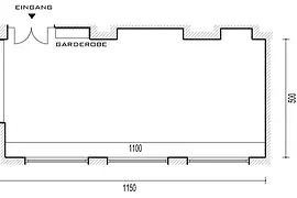 Floor plan Salon Hotel Erzherzog Rainer