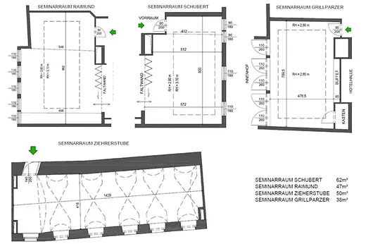 Plan Gesamt Mercure Grand Hotel Biedermeier