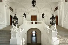 Upper Belvedere grand staircase 1