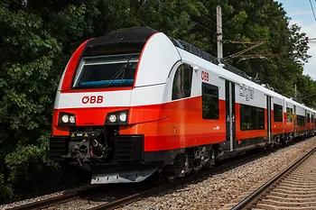 ÖBB Cityjet - train in red and white colors