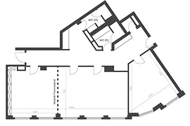 Floor plan seminar rooms