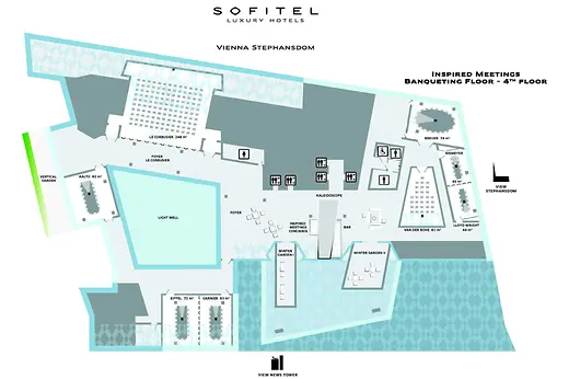 Plan Sofitel Vienna Stephansdom