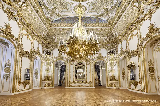 Ballroom in the Liechtenstein CITY PALACE