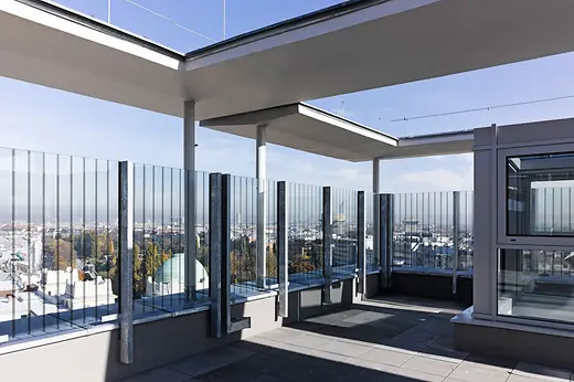 Terrasse der Sky Lounge