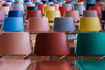 Colourful chairs