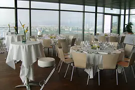 Sky Lobby - Round tables
