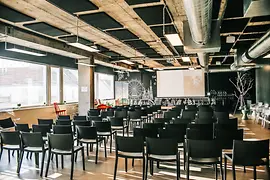 Conference room with theatre style set-up