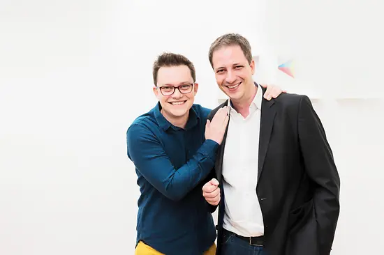 Sergiu Ardelean und Codin Popescu des Art-Tech-Start-Up Artivive 