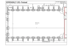 Sofiensäle Plan Festsaal 1. OG