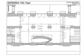 Sofiensäle Plan Foyer 1. OG