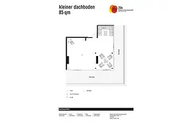 25hours Hotel beim Museumsquartier Floor plan Kleiner Dachboden