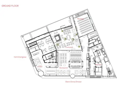 Radisson RED Vienna Raumplan