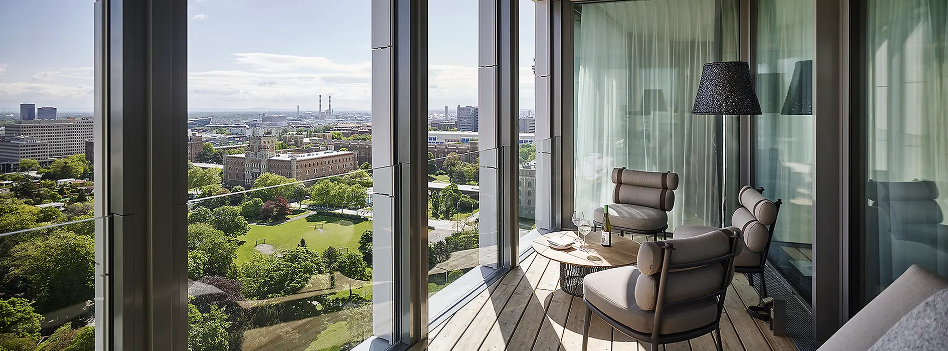 Andaz Vienna Am Belvedere Penthouse Suite Loggia