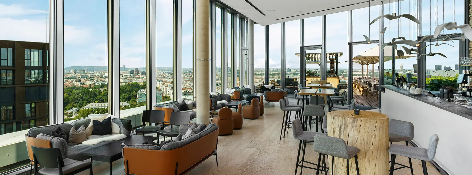 Andaz Vienna Am Belvedere Aurora Rooftop Bar