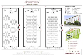 Europahaus Wien Floor Map Seminarraum 1