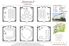 Europahaus Wien Floor Map Seminarraum 3