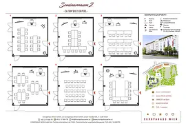 Europahaus Wien Floor Map Seminarraum 2