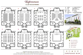 Europahaus Wien Raumplan Konferenzraum