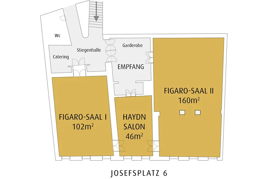 Plan Palais Palffy