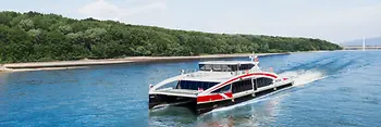 Boat at the danube river