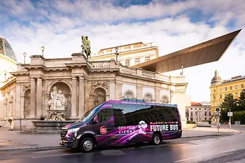 Bus in front of Albertina Museum