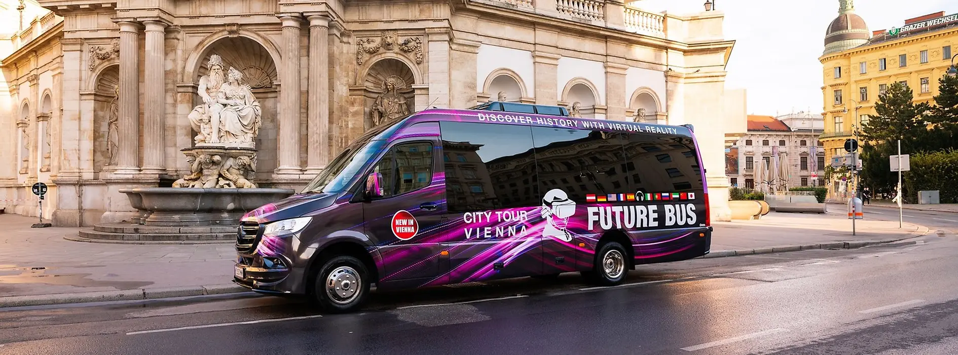 Bus vor Albertina Museum