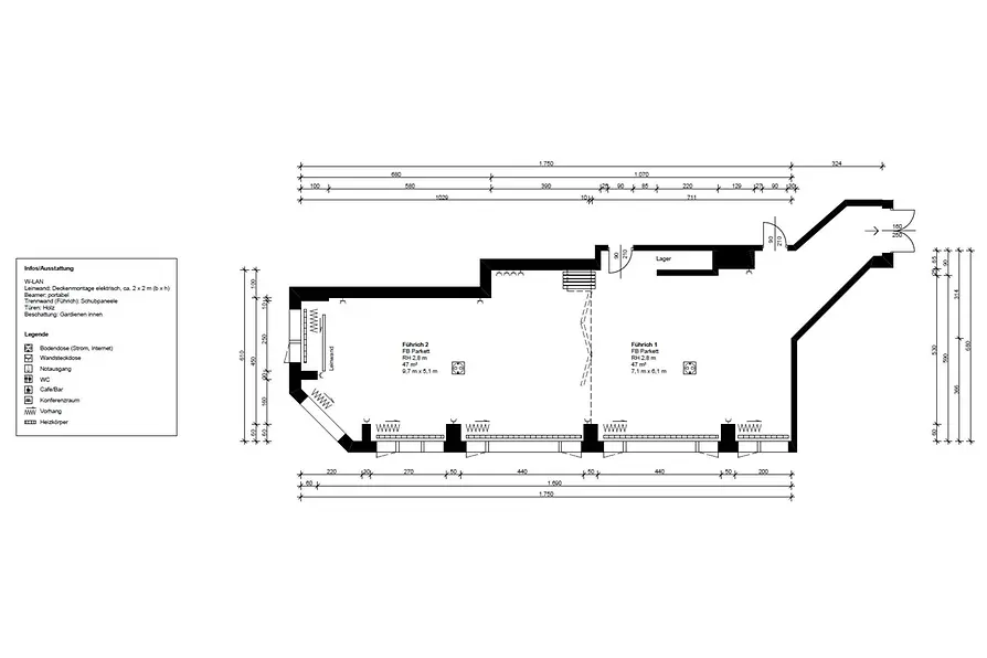 Hotel Astoria Raumplan Führich