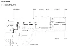 ATH Bosei Meeting Rooms Floor Plan