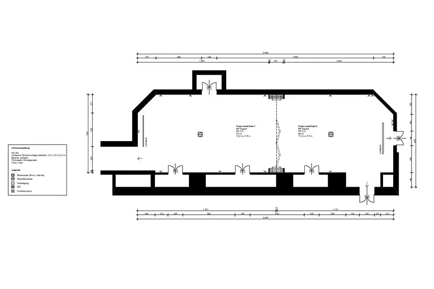 Austria Trend Parkhotel Schönbrunn Floor Plan Franz Josef 1+2