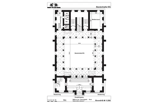 MAK Plan Säulenhalle