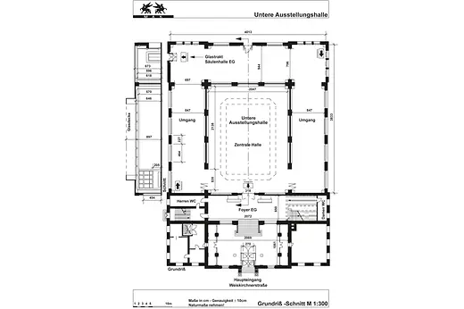 MAK Plan Ausstellungshalle Erdgeschoss