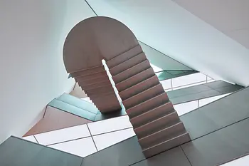 Heidi Horten Collection looking up at the floating staircase