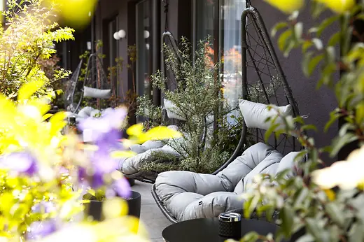 Hotel Indigo Vienna - Naschmarkt Balkon Hängesessel