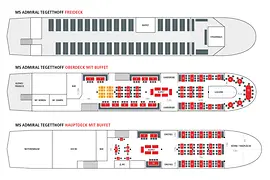 MS Admiral Tegetthoff Deckplan