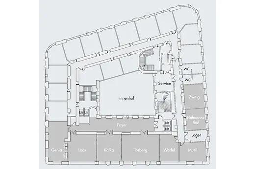 Steigenberger Hotel Herrenhof Floor plan