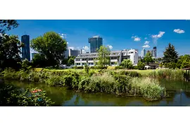  UniCredit Center am Kaiserwasser Building from backwards