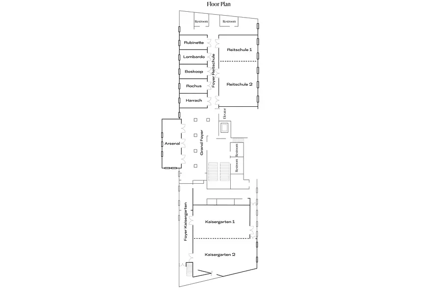 Ploor Plan Imperial Riding School